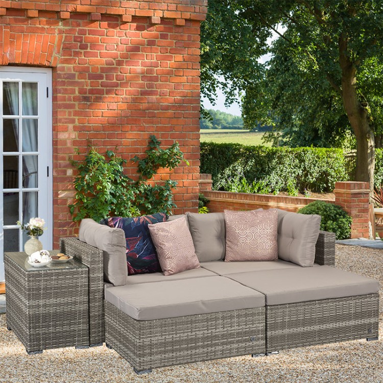 Grey weave garden discount furniture